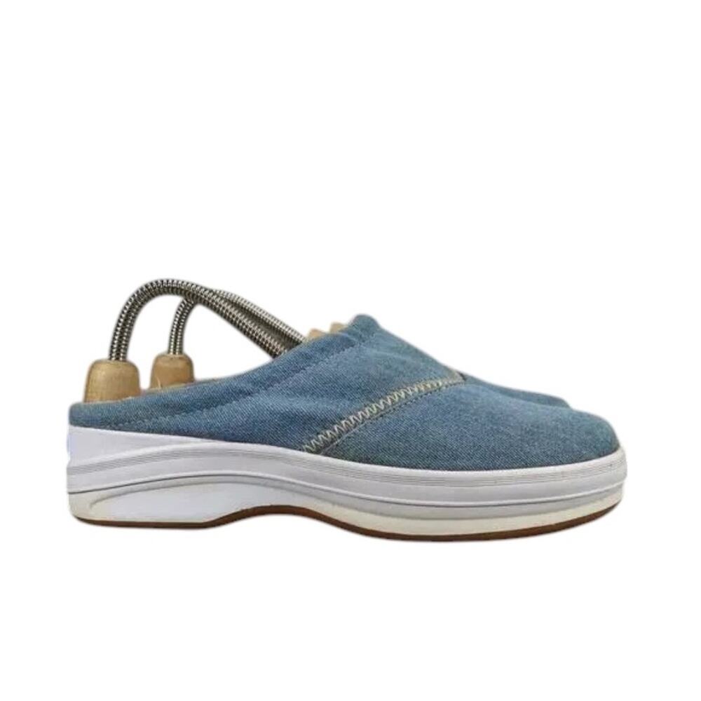 Keds Shoes Womens 8 Clog Mule Sneaker Slip On Pure Fit Comfort Denim Y2k Fashion